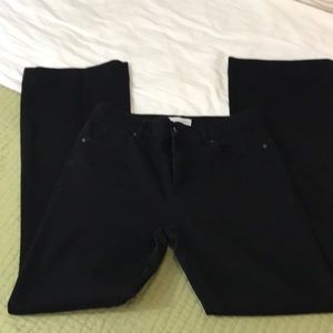 Loft Black Flare Jeans Size 8